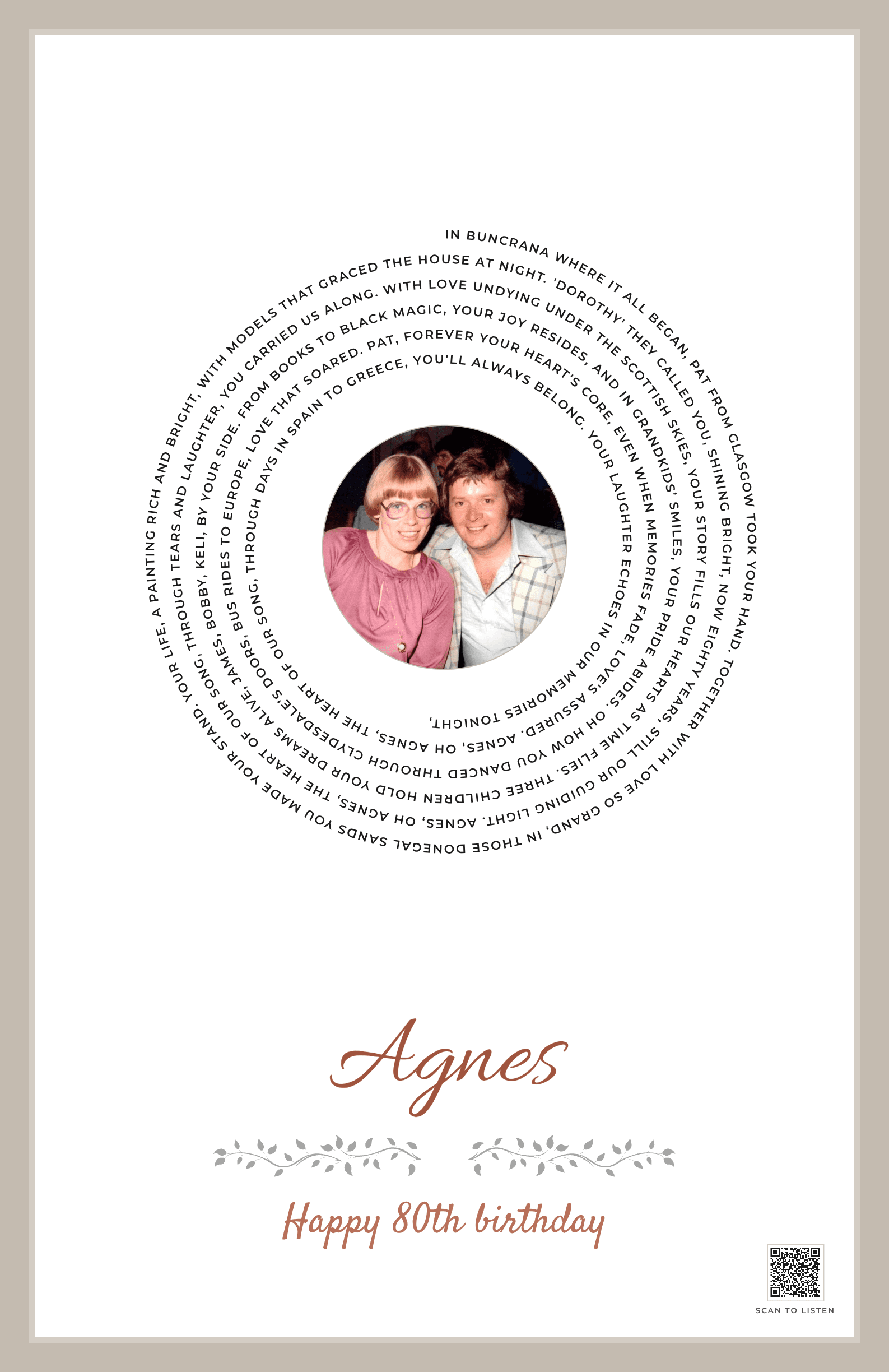 Agnes, Our Everlasting Light